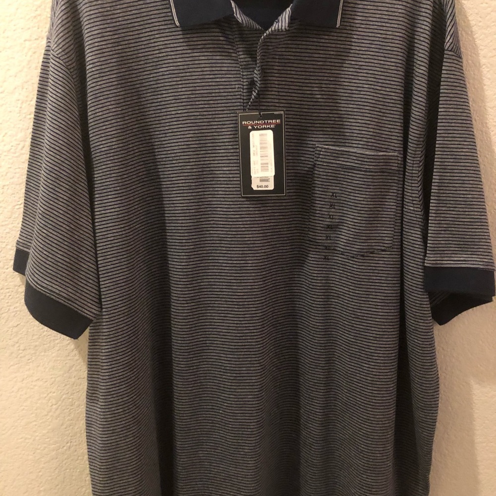 Men’s polo shirt by Roundtree and Yorke - Picture 2 of 2